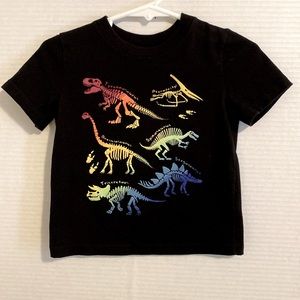 Garanimals black short sleeve “dinosaur” t shirt. SZ 12M